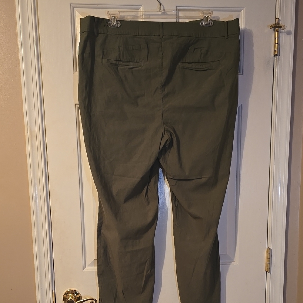 Lane Bryant Forest Green Trousers - Picture 3 of 7